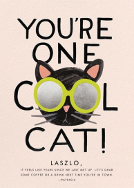 Cool Cat - Greeting Card by Rifle Paper Co.