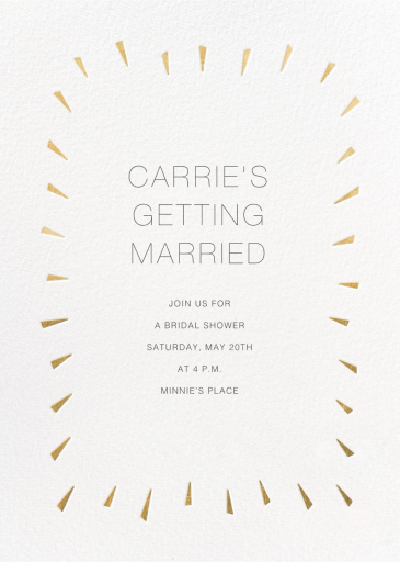 Éclat - Bridal Shower Invitation by Paperless Post