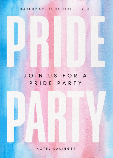 Trans Pride - Invitation by Paperless Post