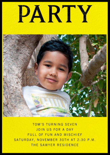 Party Program - Birthday Invitation by Paperless Post