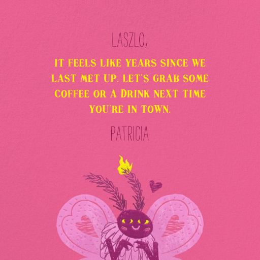 Electric Love - Greeting Card by Paperless Post - Back