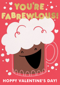 Fabrewlous - Valentine's Day Card by Hello!Lucky