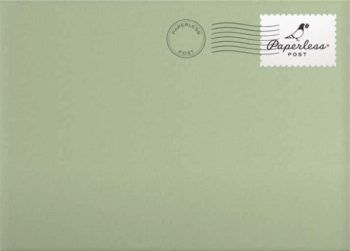 Photo Christmas Bow Collage Card Envelope