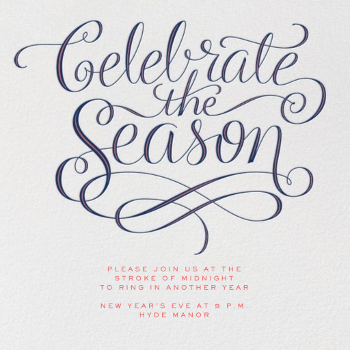 Celebrate The Season - Invitation by Paperless Post