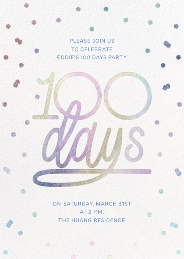 Iridescent 100 by Paperless Post