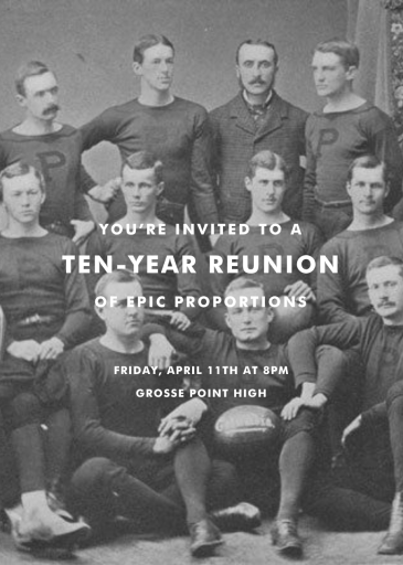 Full Page Photo - Class Reunion Invitation by Paperless Post