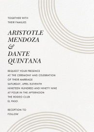 Sand Garden - Wedding Invitation by kate spade new york