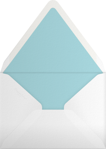 Minimalist Script Graduation Invitation Envelope