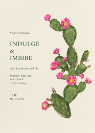 Prickly Pear - Summer Party Invitation by Oscar de la Renta