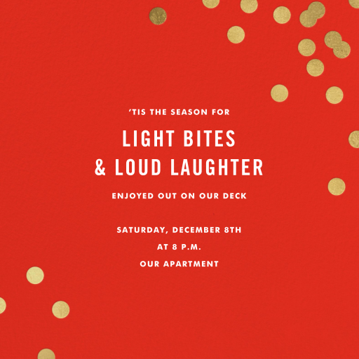 Confetti (Square) - Invitation by kate spade new york