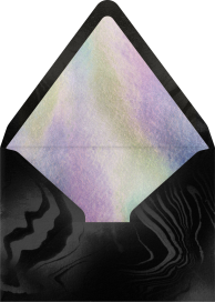 Iridescent Butterfly Invitation Envelope