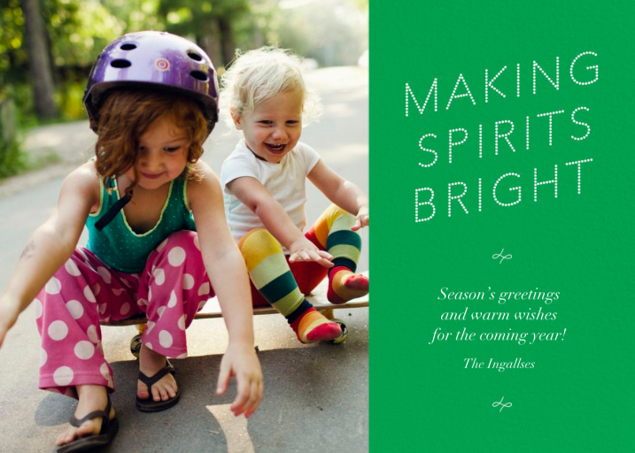 Bright Spirit Marquee - Christmas Card by Paperless Post