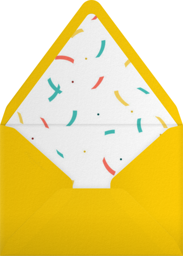Crossed Streamers - Paperless Post Envelope