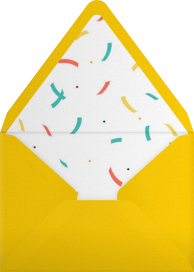 Crossed Streamers - Paperless Post Envelope