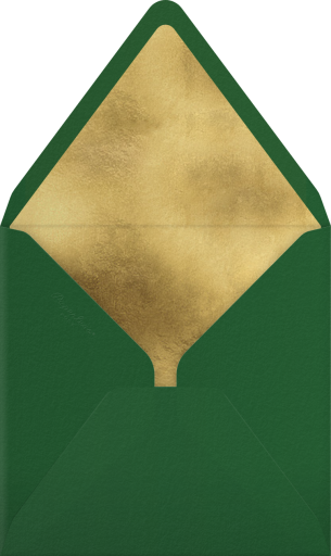 Christmas Tree Cutout - Paperless Post Envelope