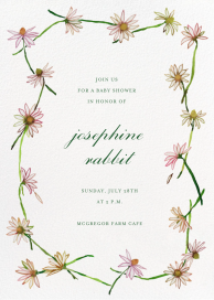 Daisy Chain - Baby Shower Invitation by Happy Menocal
