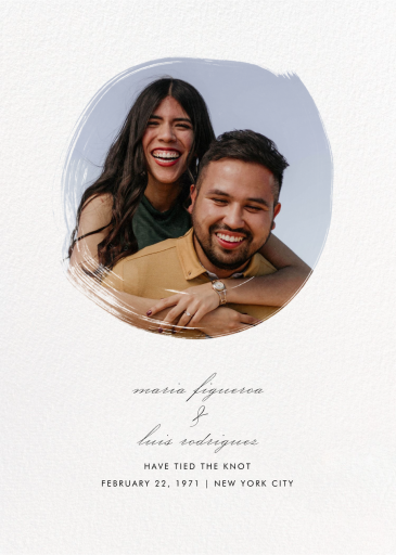 Painted Circle by Paperless Post