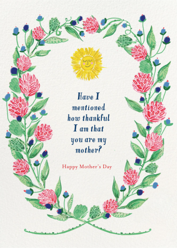 Sun Day - Mother's Day Card by Mr. Boddington's Studio