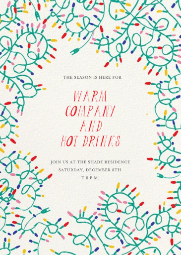 Light It Up - Invitation by Mr. Boddington's Studio