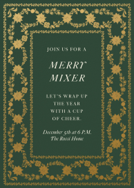 Opulent Border - Invitation by Martha Stewart