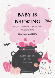 Bubbling Brew - Baby Shower Invitation by Paperless Post