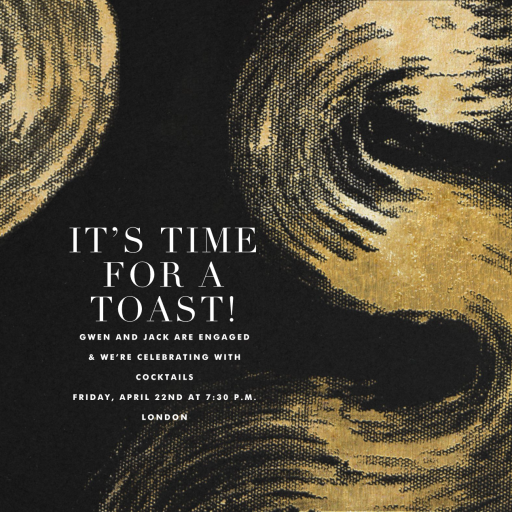 Allegro - Engagement Party Invitation by Kelly Wearstler