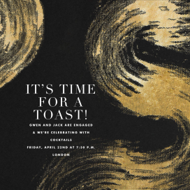 Allegro - Engagement Party Invitation by Kelly Wearstler