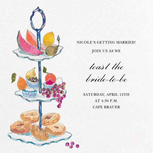 Three Tiers - Invitation by Happy Menocal