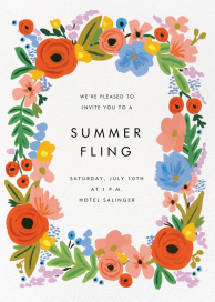 Mayday Bouquet - Summer Party Invitation by Rifle Paper Co.