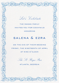 Ocean Border (Inslee Fariss) - Welcome Party Invitation by Dogwood Hill