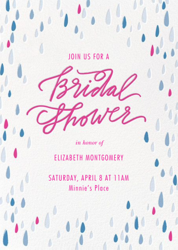 Chance of Shower - Bridal Shower Invitation by Cheree Berry Paper & Design