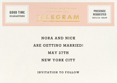 This Just In - Save the Date by kate spade new york