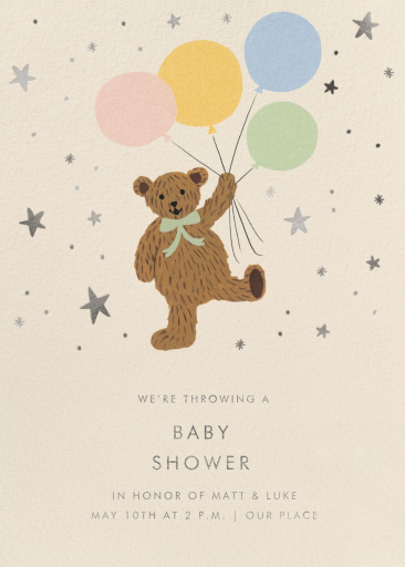 Sweet Little Bear - Baby Shower Invitation by Rifle Paper Co.