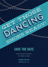 Tanzschuhe – Lichterkette – Save the Date