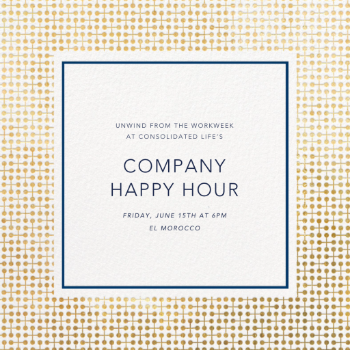 Jacks Border - Business Event Invitation by Jonathan Adler