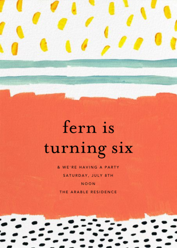 Strata - Birthday Invitation by Ashley G