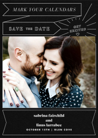 Chronology (Save the Date) - Save the Date by Paperless Post