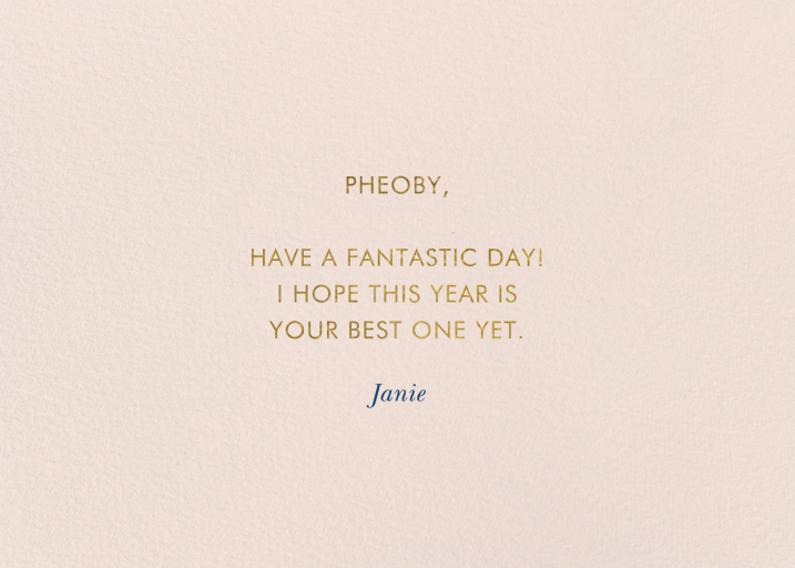 Congrats Pennants - Birthday Card by Rifle Paper Co. - Back