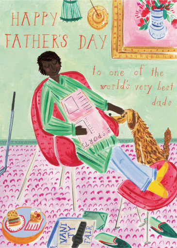 Dog Dad - Father's Day Card by Mr. Boddington's Studio