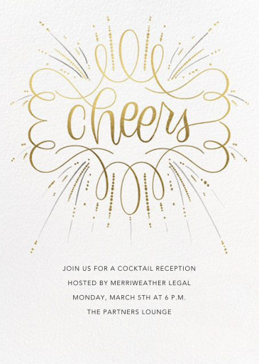 Curlicue Cheers by Paperless Post