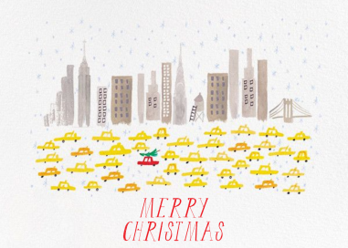 I Love NYC in the Holidays - Christmas Card by Mr. Boddington's Studio