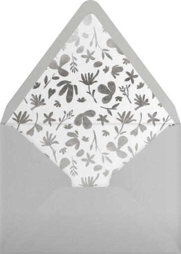Floral Flutes - Paperless Post Envelope
