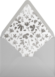 Floral Flutes - Paperless Post Envelope
