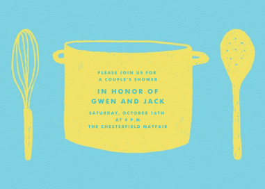 What’s Cooking? - Bridal Shower Invitation by Paperless Post