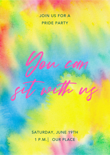 Colorful Tie-Dye - Invitation by Paperless Post