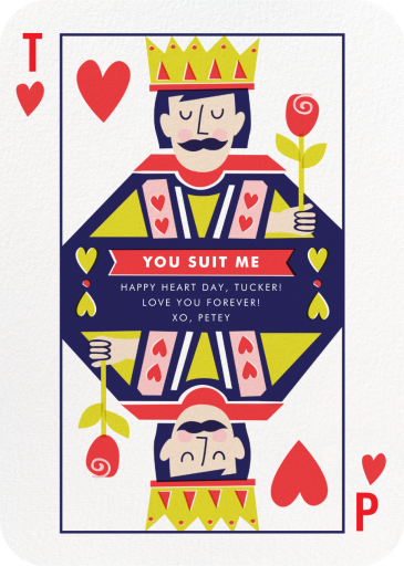 Well-Suited - Valentine's Day Invitation by Cheree Berry Paper & Design