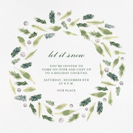 Beacon Hill Wreath by Paperless Post