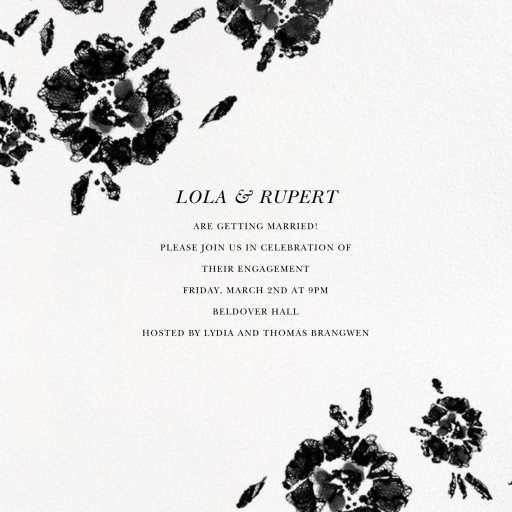 Painterly Blooms (Square) by Oscar de la Renta