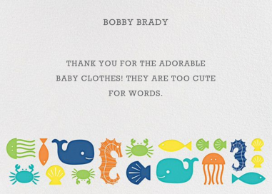 Sea Life - Stationery by Jonathan Adler