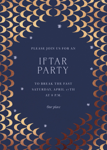 Moon Motif - Ramadan & Eid Invitation by Jungalow
